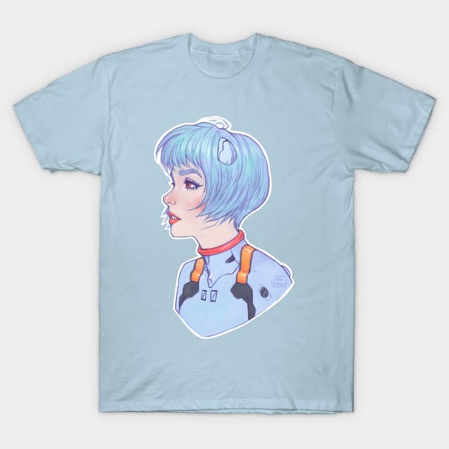 Ayanami Rei T-Shirt by fabiobottega